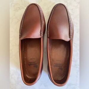 Allen Edmonds Men’s Classic Brown Leather Slip-Ons Size 11